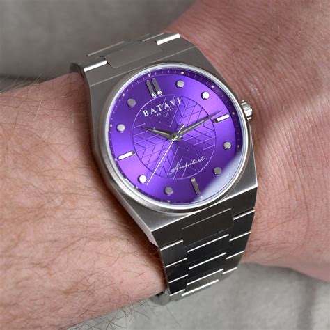 purple dial watches